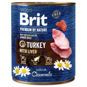 Brit Premium by Nature Pulyka májjal 800 g