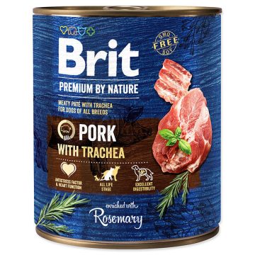 Brit Premium by Nature sertés légcsővel 800 g