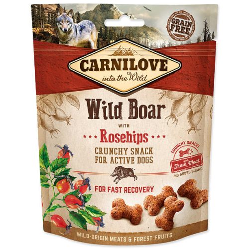 Carnilove Dog Crunchy Snack Wild Boar with Rosehips with fresh meat 200 g