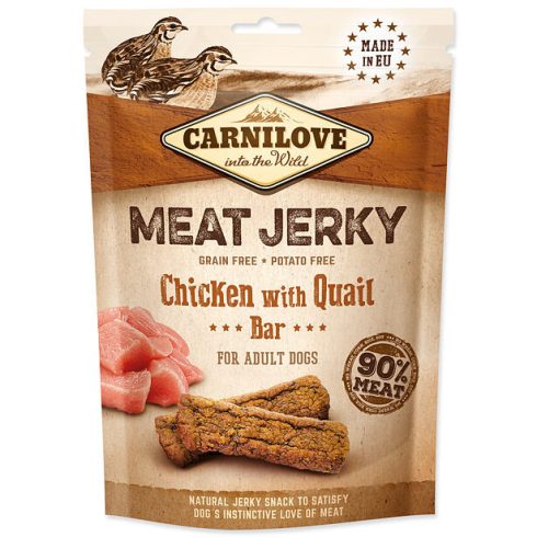 Carnilove Jerky Quail & Chicken Bar 100 g