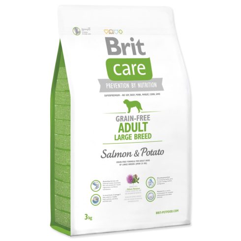 Brit Care Grain-free Adult Large Breed Salmon & Potato 3kg
