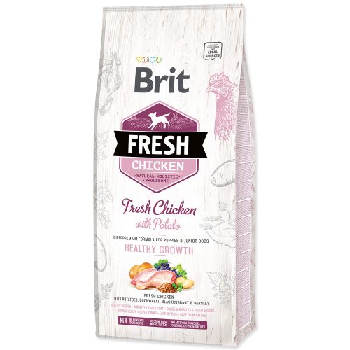 Brit Fresh Chicken with Potato Puppy Healthy Growth 12 kg