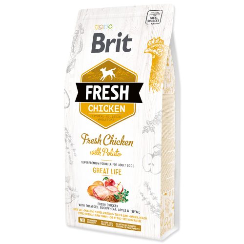 Brit Fresh Chicken with Potato Adult Great Life 2,5 kg