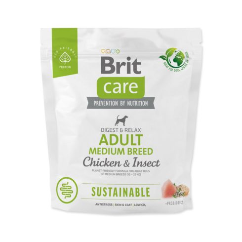 Brit Care Dog Sustainable Adult Medium Breed, 1 kg