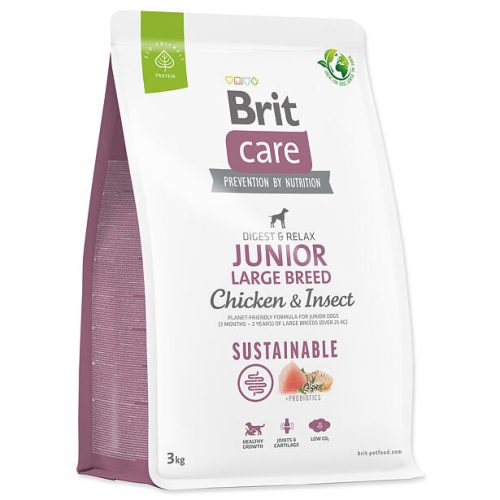 Brit Care Dog Sustainable Junior Large Breed, 3 kg