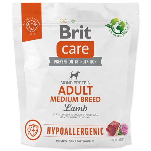 Brit Care Dog Hypoallergenic Adult Medium Breed, 1 kg