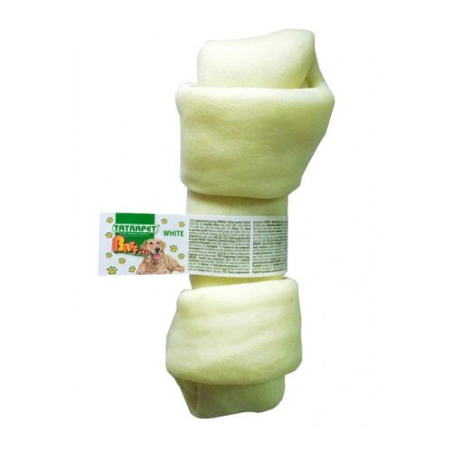 Nyersbőr csomózott csont 160g, fehér, 5db/cs