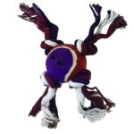 Pamutkötél labdával, 25cm DENTAL FUN