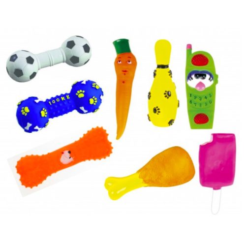 Nagy puha gumijáték, vegyes, 14-16,5cm