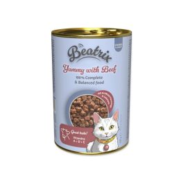 Beatrix Adult nedves macskaeledel marhahússal konzerv 415 g