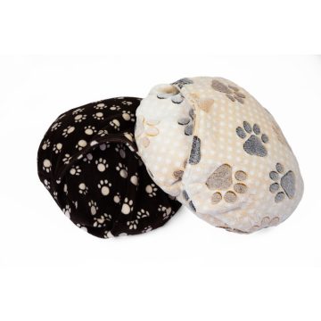   Pet Product Kagyló alakú bújó fekhely kutyáknak, macskáknak, 58x21cm, mintás