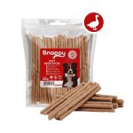 SNAPPY DOG SNACKS PAWSTICKS – Puha kacsás jutalomfalat rudak 500g