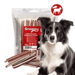 SNAPPY DOG SNACKS PAWSTICKS – Bárányos és Tőkehalas szendvicsrudacskák (500g)