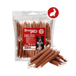   SNAPPY DOG SNACKS PAWSTICKS – Nyulas tekercsek keményítő pálcikán (500g)