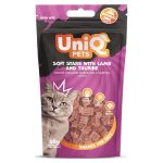 UNIQ PETS CAT SNACKS MIMI – bárányos és taurinos puha jutalomfalat macskáknak – csillag alakú, 50g