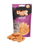 UNIQ PETS CAT SNACKS MIMI macska jutalomfalat – csirke és tőkehal, apró tallérok, 50g