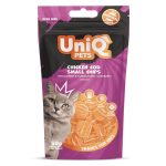 UNIQ PETS CAT SNACKS MIMI macska jutalomfalat – csirke és tőkehal, apró tallérok, 50g