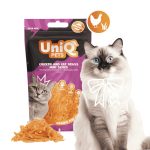 UNIQ PETS CAT SNACKS MIMI jutalomfalat macskáknak – csirkés és macskafüves mini szeletek, 50g