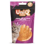 UNIQ PETS CAT SNACKS MIMI jutalomfalat macskáknak – csirkés és macskafüves mini szeletek, 50g