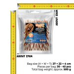 UNIQ PETS DOG SNACKS MEATY – Bárány és tőkehal szendvics, 500g