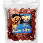 UNIQ PETS DOG SNACKS CHEWY – Puha kacsás csomó jutalomfalat, 500g