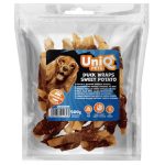 UNIQ PETS DOG SNACKS DUO – Kacsa húsba tekert édesburgonya (500g)
