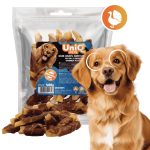 UNIQ PETS DOG SNACKS DUO – Kacsa húsba tekert édesburgonya (500g)