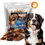 UNIQ PETS DOG SNACKS DUO – Kacsa húsba tekert édesburgonya (500g)