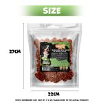 UNIQ PETS DOG SNACKS CHEWY – Kacsahúsos rizses szív alakú jutalomfalat, 500g