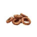 UNIQ PETS DOG SNACKS RAWHIDE – Bárányhúsos rágókarika bivalybőrrel (10 cm) 500g