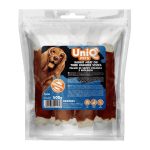 UNIQ PETS DOG SNACKS RAWHIDE – Nyúlhússal tekert vastag rágórudak (15 cm ) 500g