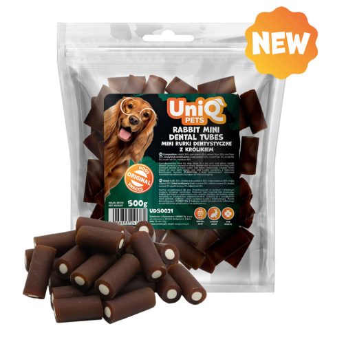 UNIQ PETS nyúlhúsos fogtisztító jutalomfalat 500g