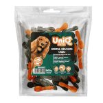 UNIQ PETS DOG SNACKS DENTAL – Dentális kutyajutalomfalat – rágókefe mix, 500g