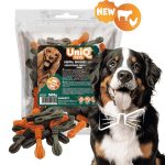 UNIQ PETS DOG SNACKS DENTAL – Dentális kutyajutalomfalat – rágókefe mix, 500g