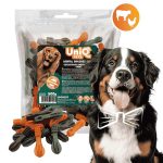 UNIQ PETS DOG SNACKS DENTAL – Dentális kutyajutalomfalat – rágókefe mix, 500g