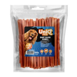   UNIQ PETS DOG SNACKS MEATY – Puha bárányhúsos rudacskák, 500g