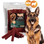 UNIQ PETS DOG SNACKS DENTAL – Bárányos fogtisztító rudak glükozaminnal (10cm) 500g