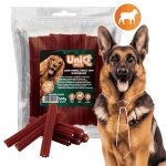 UNIQ PETS DOG SNACKS DENTAL – Bárányos fogtisztító rudak glükozaminnal (10cm) 500g