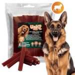 UNIQ PETS DOG SNACKS DENTAL – Bárányos fogtisztító rudak glükozaminnal (10cm) 500g