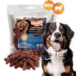UNIQ PETS DOG SNACKS SNIFFY – Bárányos kolbászkák 500g