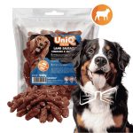 UNIQ PETS DOG SNACKS SNIFFY – Bárányos kolbászkák 500g