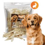 UNIQ PETS DOG SNACKS NATURAL – Óriás fehér nyúlfül (300g)