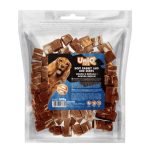 UNIQ PETS DOG SNACKS CHEWY – Puha rágós falatok kutyáknak – Nyulas és tőkehalas kockák 500g