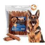 UNIQ PETS DOG SNACKS MEATY – Lóhúsos és marhahúsos jutalomfalat rudacskák kutyáknak, 500g