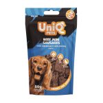 UNIQ PETS DOG SNACKS WAGGI – marhahúsos mini kolbászkák kutyáknak, 80g