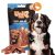 UNIQ PETS DOG SNACKS WAGGI kutyajutalomfalat – kacsás és tőkehalas chips, 80g